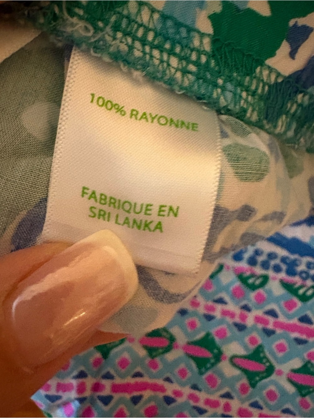 Lilly Pulitzer 32” Bal Harbour Palazzo Pants Emerald On The Prowl 🦄 Size S - Picture 7 of 9
